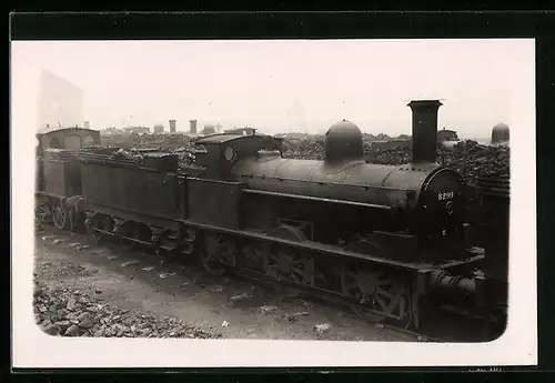 AK Lokomotive 8299, englische Eisenbahn