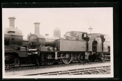 AK Lokomotive 218, englische Eisenbahn