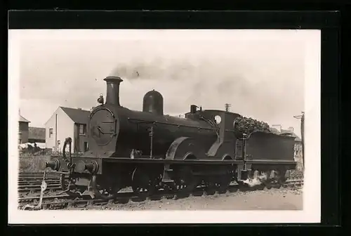 AK Lokomotive mit Kohlenhänger, englische Eisenbahn