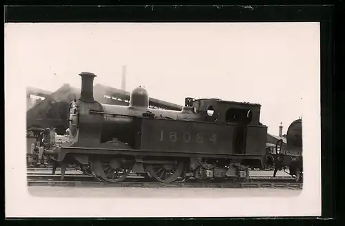 AK Lokomotive 16084, englische Eisenbahn