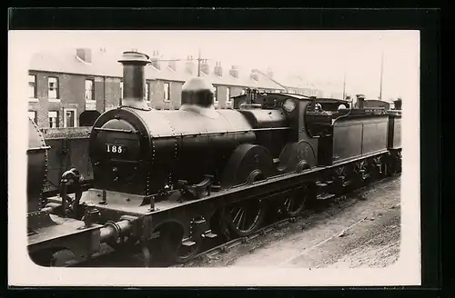 AK Lokomotive 185, englische Eisenbahn