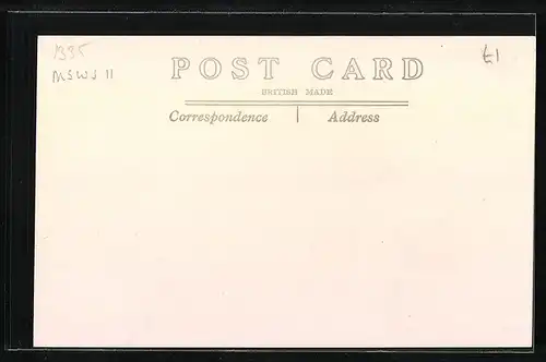 AK Lokomotive 1335, englische Eisenbahn