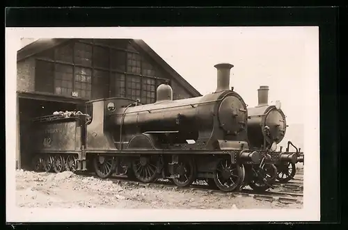 AK Lokomotive 412 Southern, englische Eisenbahn