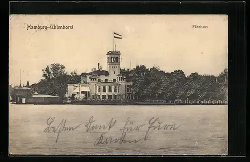 AK Hamburg-Uhlenhorst, Gasthaus Fährhaus