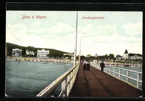 AK Binz, Blick von der Landungsbrücke