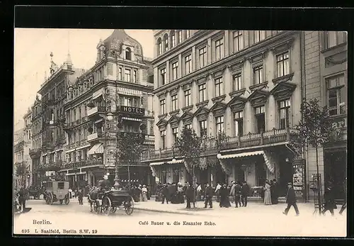 AK Berlin, Cafe Bauer und die Kranzler Ecke