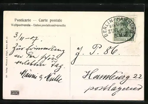 AK Berlin, Victoria Café Unter den Linden Ecke Friedrichstrasse