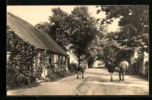 AK Neuglobsow, Dorfstrasse