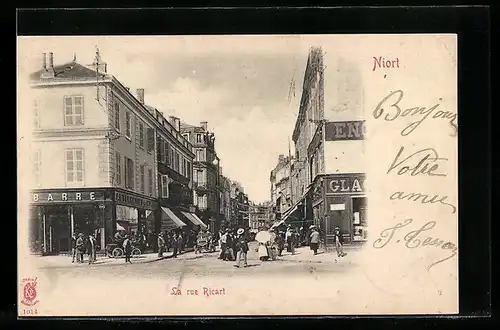 AK Niort, La rue Ricart
