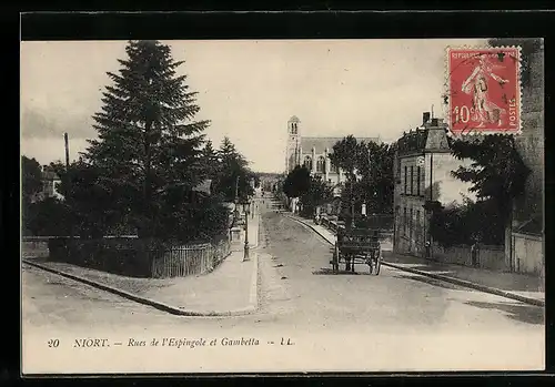 AK Niort, Rues de l`Espingole et Gambetta