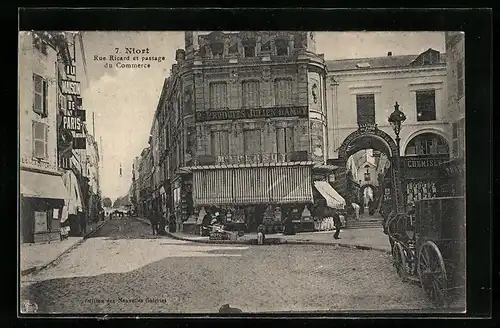 AK Niort, Rue Ricard et passage du Commerce