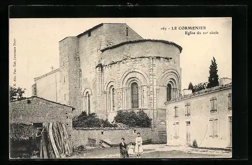 AK Le Cormenier, Eglise du XII siècle