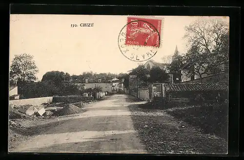 AK Chize, Strassenpartie bei Tag