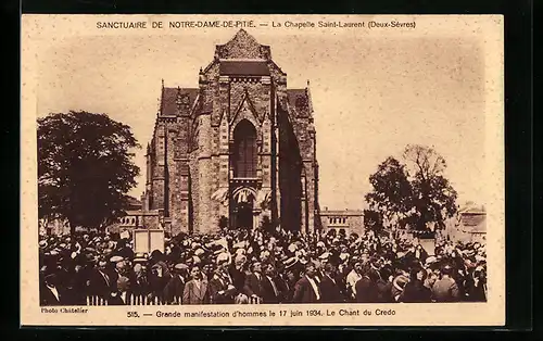AK La Chapelle Saint-Laurent, Sanctuaire de Notre-Dame-de-Pitiè