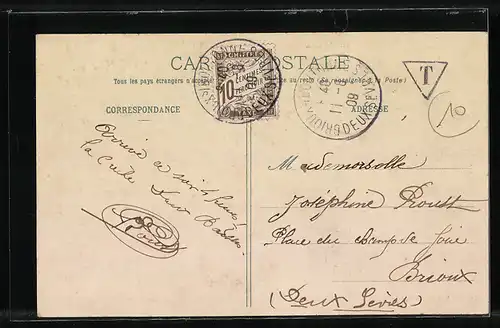 AK La Crèche, La Grande-Rue, côté Nord