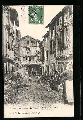 AK Parthenay, La Basse-Ville avant 1889