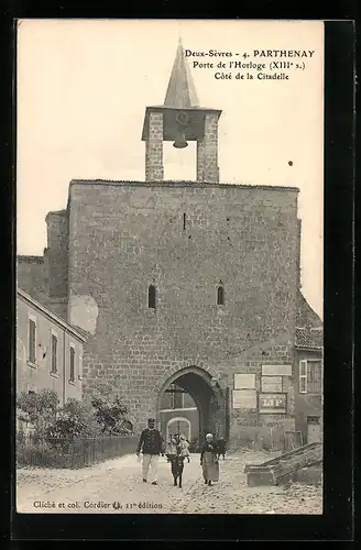 AK Parthenay, Porte de l`Horloge, Cote de la Citadelle