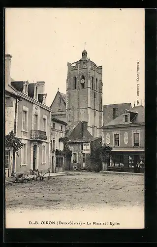 AK Oiron, La Place et l'Eglise
