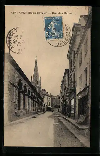 AK Airvault, Rue des Halles