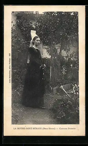 AK La Mothe Saint-Héraye, Costume Poitevin