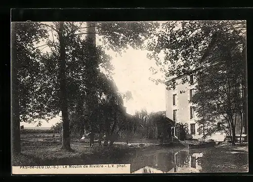 AK Pas-de-Jeu, Le Moulin de Riviere