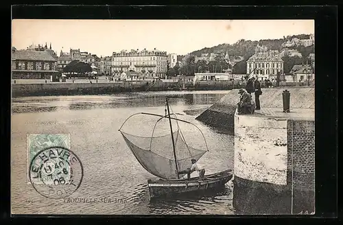 AK Trouville-sur-Mer, Peche au Carlet