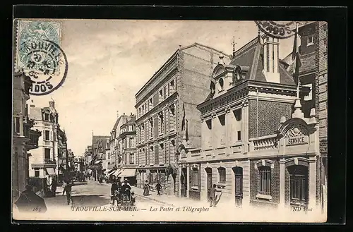 AK Trouville-sur-Mer, Les Postes et Telegraphes