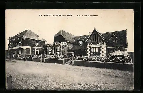 AK Saint-Aubin-sur-Mer, Route de Bernieres