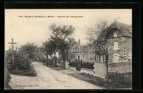 AK Saint-Aubin-sur-Mer, Route de Langrune