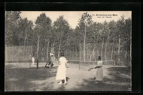 AK St-Aubin-sur-Mer, Jeux de Tennis