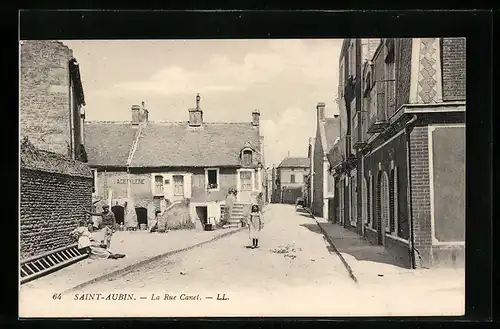 AK Saint-Aubin, La Rue Canet