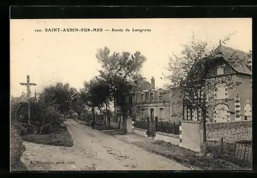 AK Saint-Aubin-sur-Mer, Route de Langrune