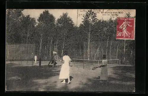 AK St-Aubin-sur-Mer, Jeux de Tennis