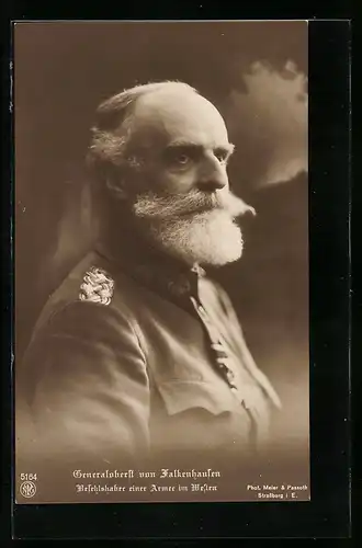 AK Generaloberst von Falkenhausen