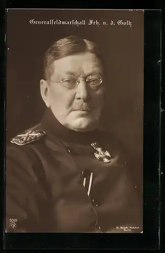 AK Generalfeldmarschall Frh. v. d. Goltz in Uniform