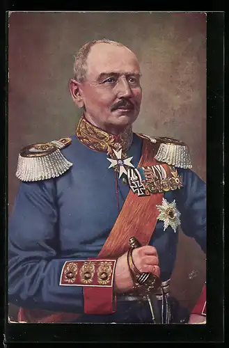 Künstler-AK Generaloberst von Kluck in Gala-Uniform
