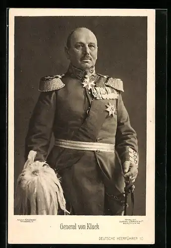 AK Heerführer Generaloberst von Kluck in Uniform