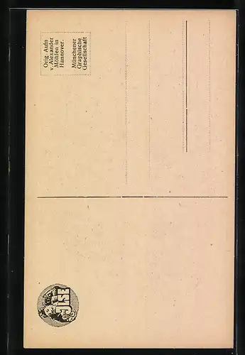 AK Heerführer von Emmich in seiner Uniform