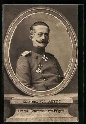 AK Heerführer Excellenz von Bissing, General-Gouverneur von Belgien