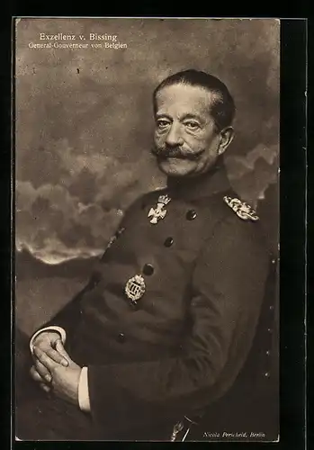 AK Exzellenz von Bissing, General-Gouverneur von Belgien