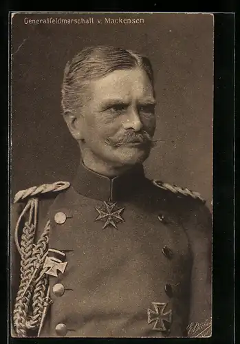 AK Heerführer Generalfeldmarschall v. Mackensen in Uniform