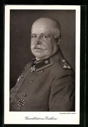 AK Portrait des Generaloberst von Eichhorn in Uniform