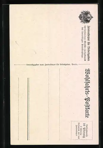 AK Portrait des Generaloberst von Eichhorn in Uniform