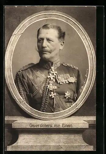 AK Generaloberst von Einem in Uniform