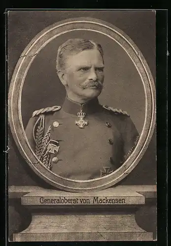 AK Generalfeldmarschall von Mackensen in Uniform mit Orden