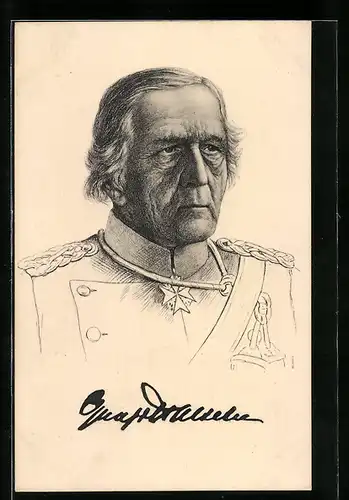 AK Generalfeldmarschall von Haeseler in Uniform