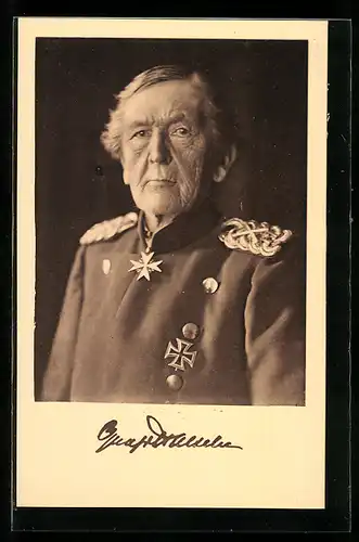 AK Generalfeldmarschall von Haeseler in Uniform mit Eisernem Kreuz