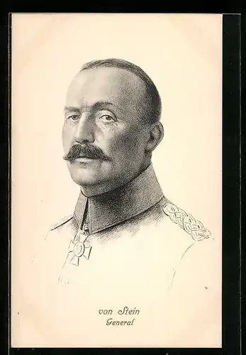 Künstler-AK Heerführer General von Stein