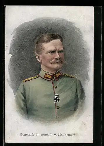 AK Generalfeldmarschall von Mackensen in Uniform