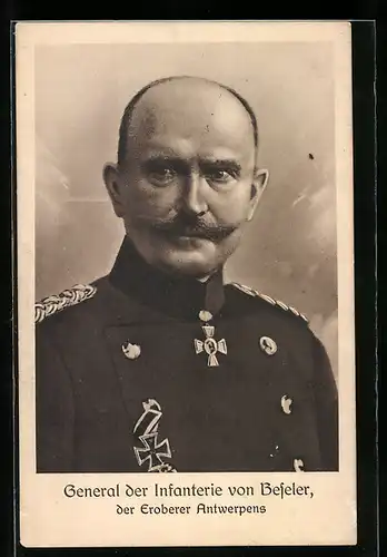 AK General der Infanterie von Beseler, Eroberer Antwerpens
